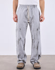 Spray Efektli Baggy Gri Erkek Pantolon 261165