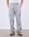 Spray Efektli Baggy Gri Erkek Pantolon 261165