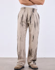 Spray Efektli Baggy Toprak Erkek Pantolon 261165