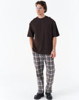 Basic Kahve Oversize Tshirt 4812
