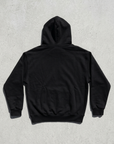 Minimal Baskı Siyah Oversize Sweatshirt 3242