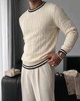 Regular fit Örgü Ekru Erkek Kazak 3466