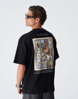 Peçli Regular Siyah Erkek Tshirt 4880