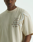 Triko Nakışlı Taş Oversize Tshirt 5068