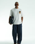 Tablo Detaylı Ekru Oversize Tshirt 5083