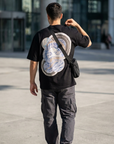 Terra Siyah Oversize Erkek Tshirt 5108