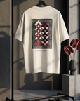 Privacy Ekru Oversize Erkek Tshirt 5138