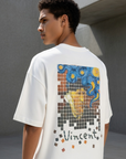 Vincent Van Gogh Ekru Oversize Tshirt 5171