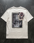 At ve Kilim Desenli Taş Oversize Tshirt 5174