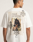 Free Spırıted Ekru Oversize Tshirt 5179