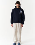 Blue Tile Art Oversize Lacivert Sweatshirt 5252
