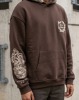 Threads of Majesty Oversize Kahve Sweatshirt 5286