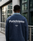 Kot Yaka Yarım Fermuarlı Oversize Polo Sweatshirt 6048