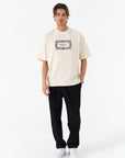 Etnik Desen Detaylı Taş Oversize Tshirt 4766