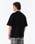 Basic Siyah Oversize Tshirt 4812