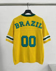 Brezilya Aplikeli Triko Oversize Tshirt