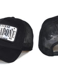 Alcapone Yazlık Siyah Cap Şapka