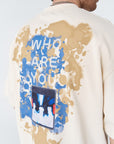 Who Are You Ekru Oversize Tshirt 4914