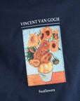 Vincent Van Gogh Erkek Oversize Lacivert Tshirt 4771