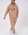 Fitilli Tasarım Bej Hoody Jogger Takım