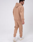 Fitilli Tasarım Bej Hoody Jogger Takım