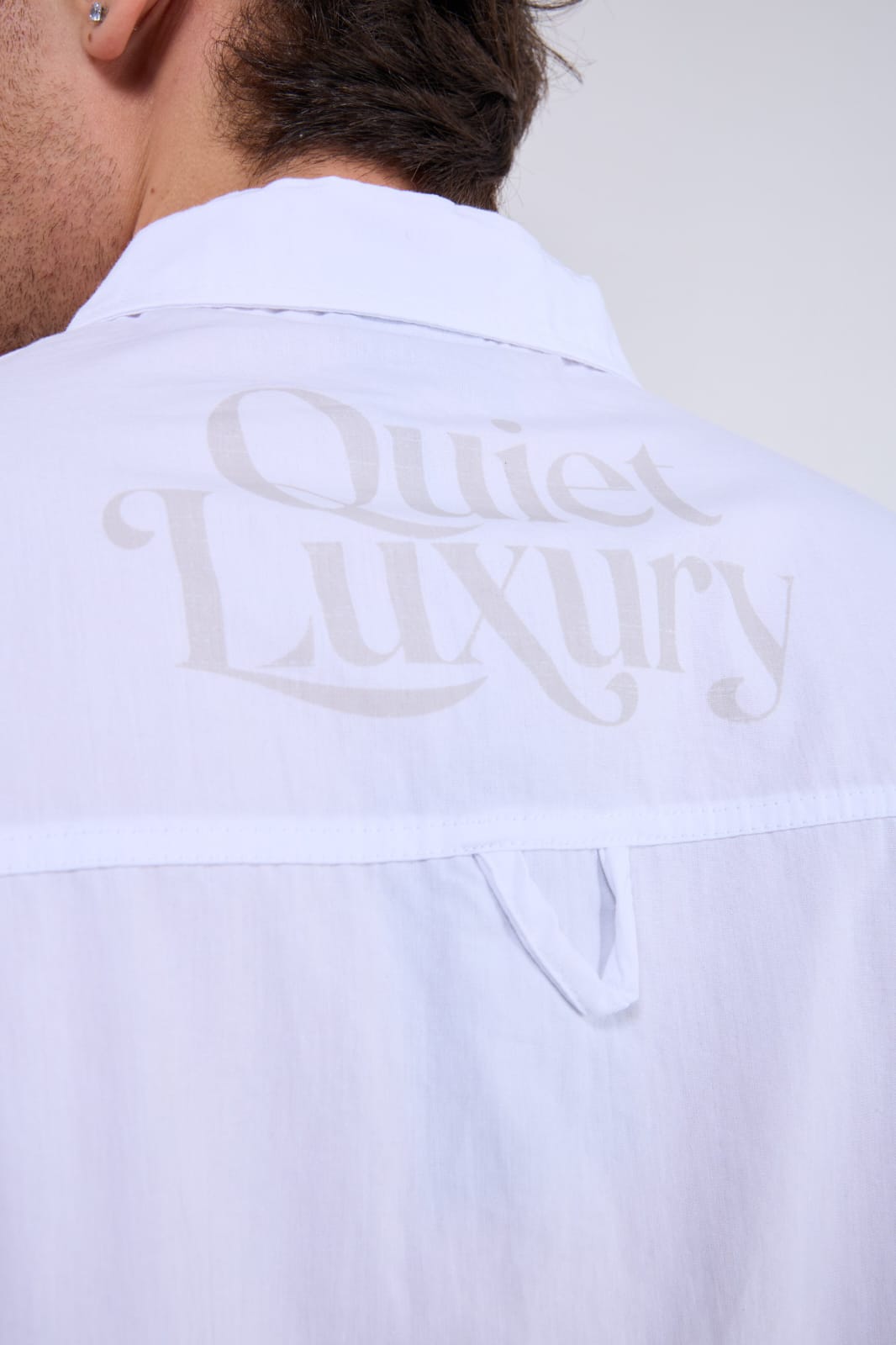 Quiet Luxury Baskılı Pamuklu Gömlek 261056