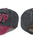 MVP Aplikeli Retro Yıkamalı Cap Şapka