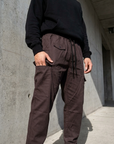 Kargo Cep Jogger Erkek Kahve Pantolon 15276