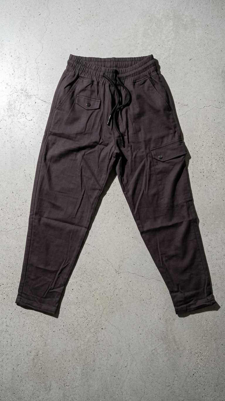 Kargo Cep Jogger Erkek Kahve Pantolon 15276