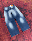 Baggy Fit Erkek Mavi Kot Pantolon 17272-4