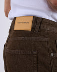 Loose Fit kalıp Erkek Kahve Kot Pantolon 252652