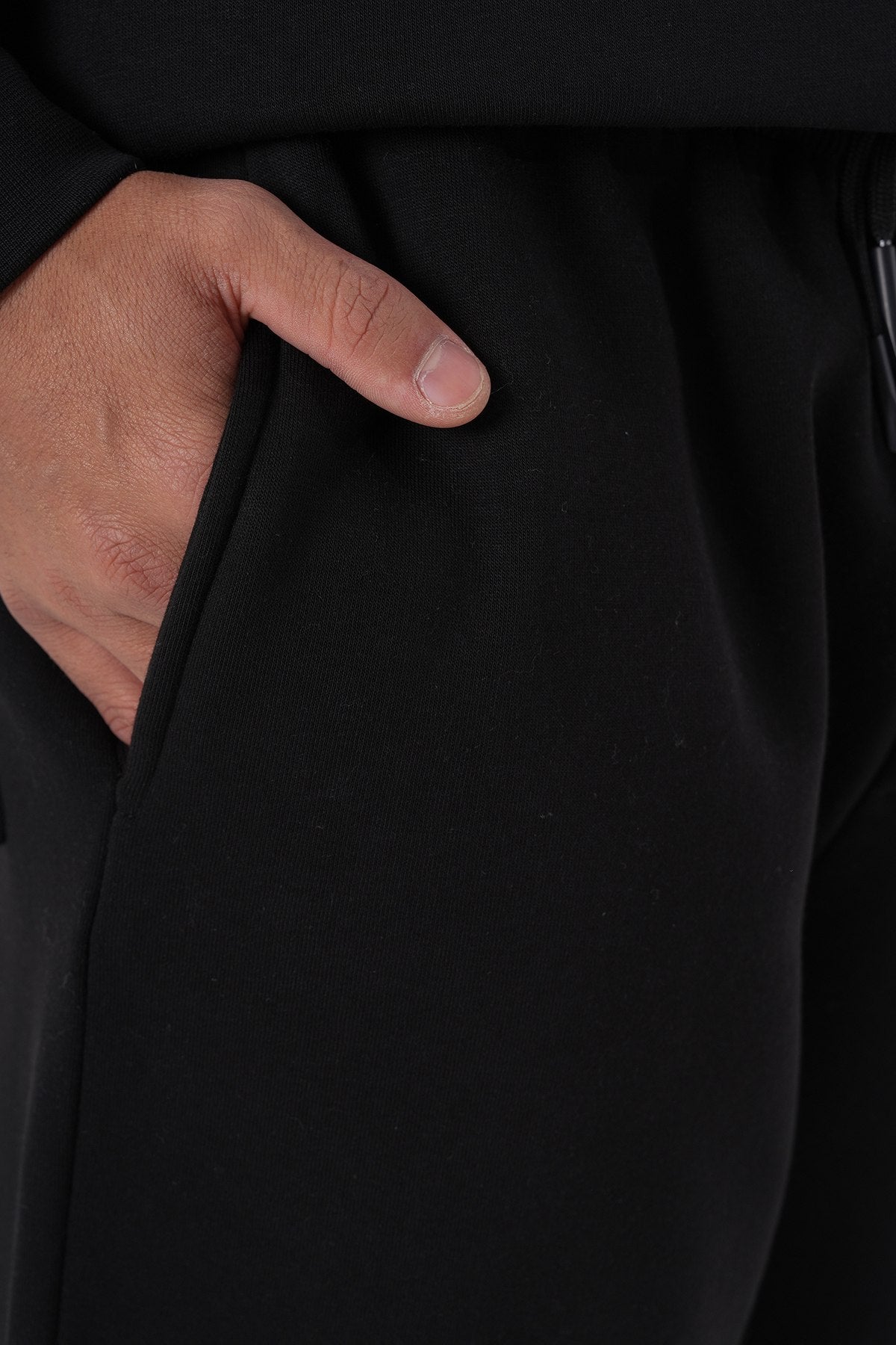 Basic Baggy Erkek Siyah Eşofman Altı 257009