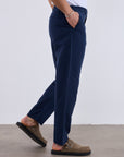 Keten Dokulu Regular Lacivert Erkek Pantolon 261009