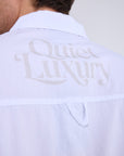 Quiet Luxury Baskılı Pamuklu Beyaz Gömlek 261056