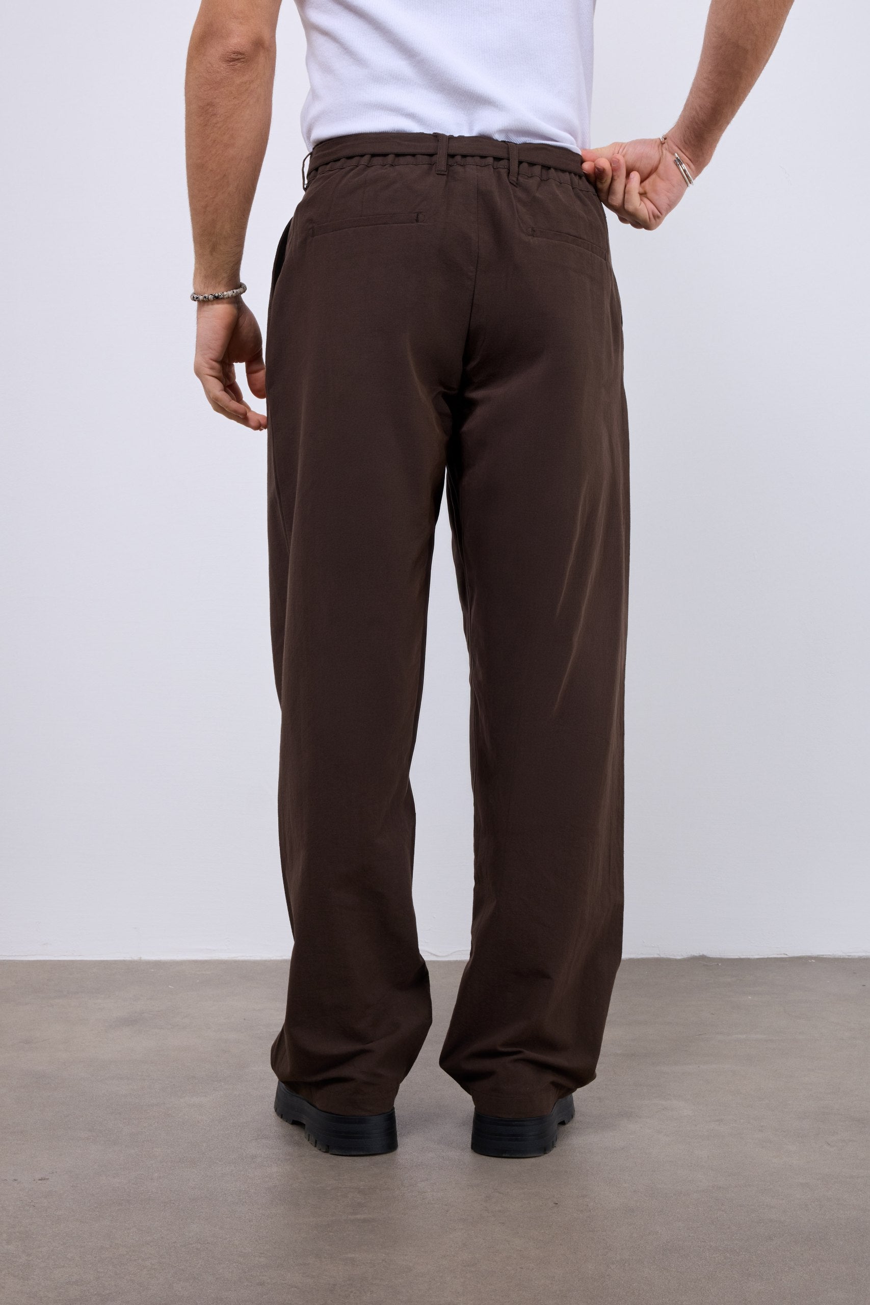 Yumuşak Dokulu Erkek Baggy  Pantolon 261063