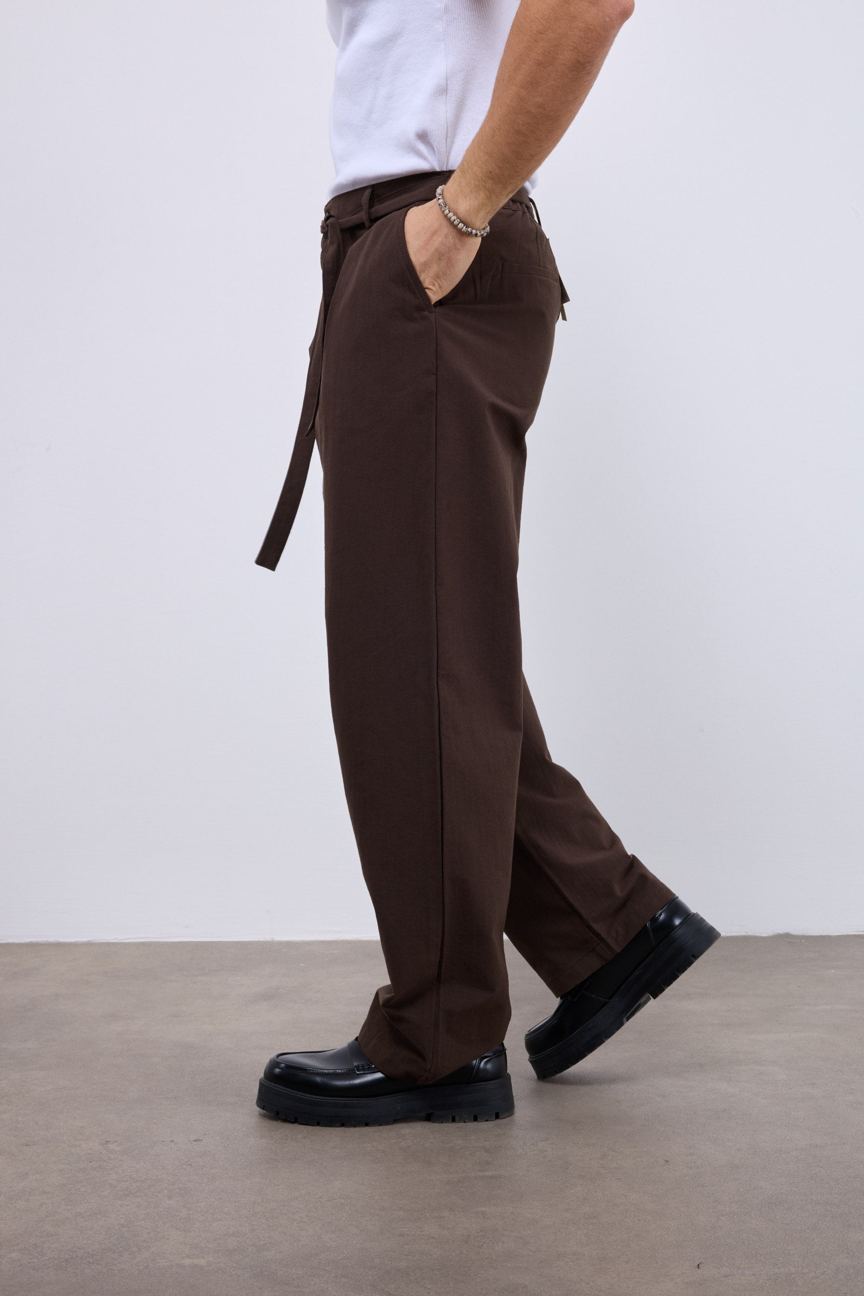 Yumuşak Dokulu Erkek Baggy  Pantolon 261063