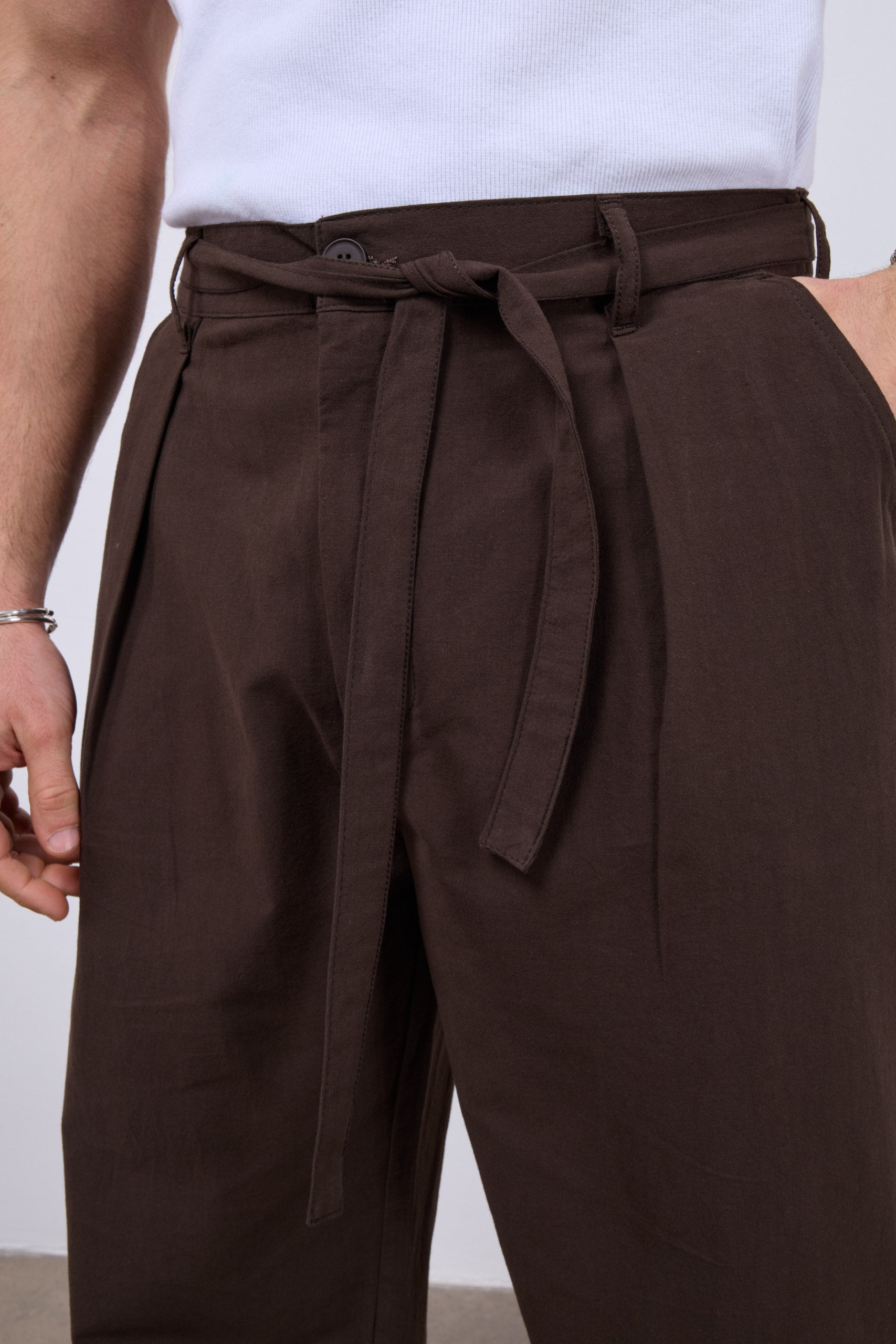 Yumuşak Dokulu Erkek Baggy  Pantolon 261063