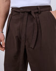 Yumuşak Dokulu Baggy Kahve Erkek Pantolon 261063
