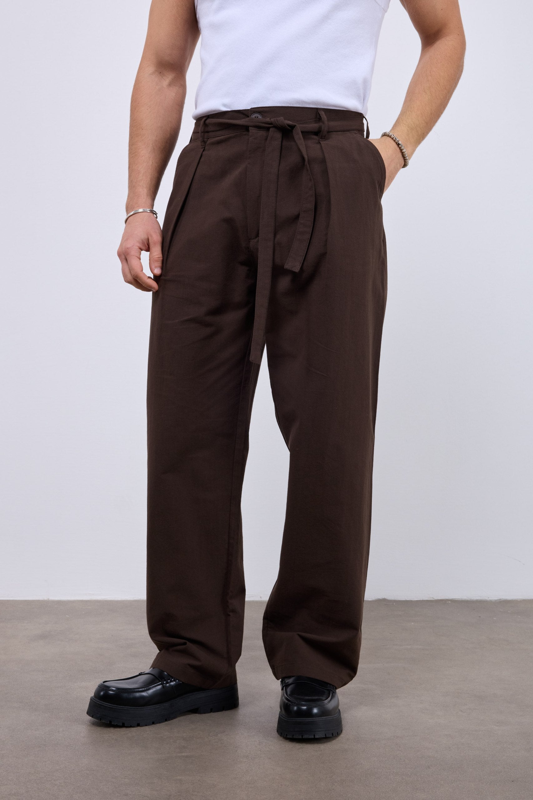 Yumuşak Dokulu Erkek Baggy  Pantolon 261063