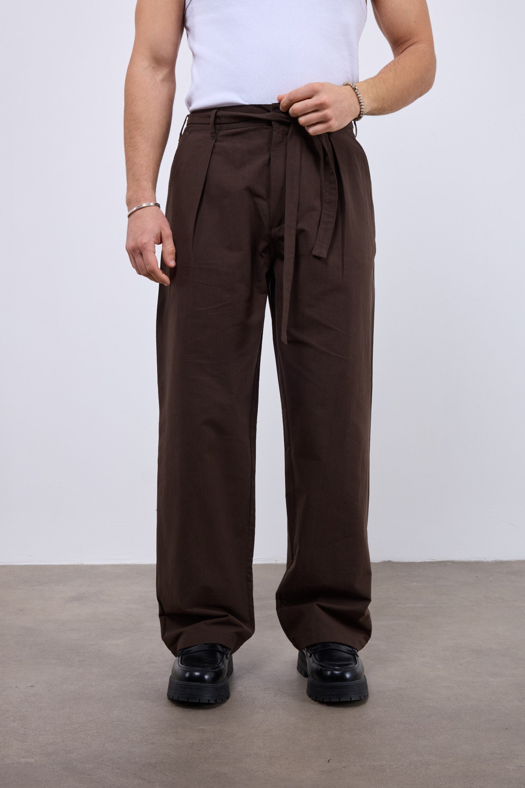 Yumuşak Dokulu Erkek Baggy  Pantolon 261063