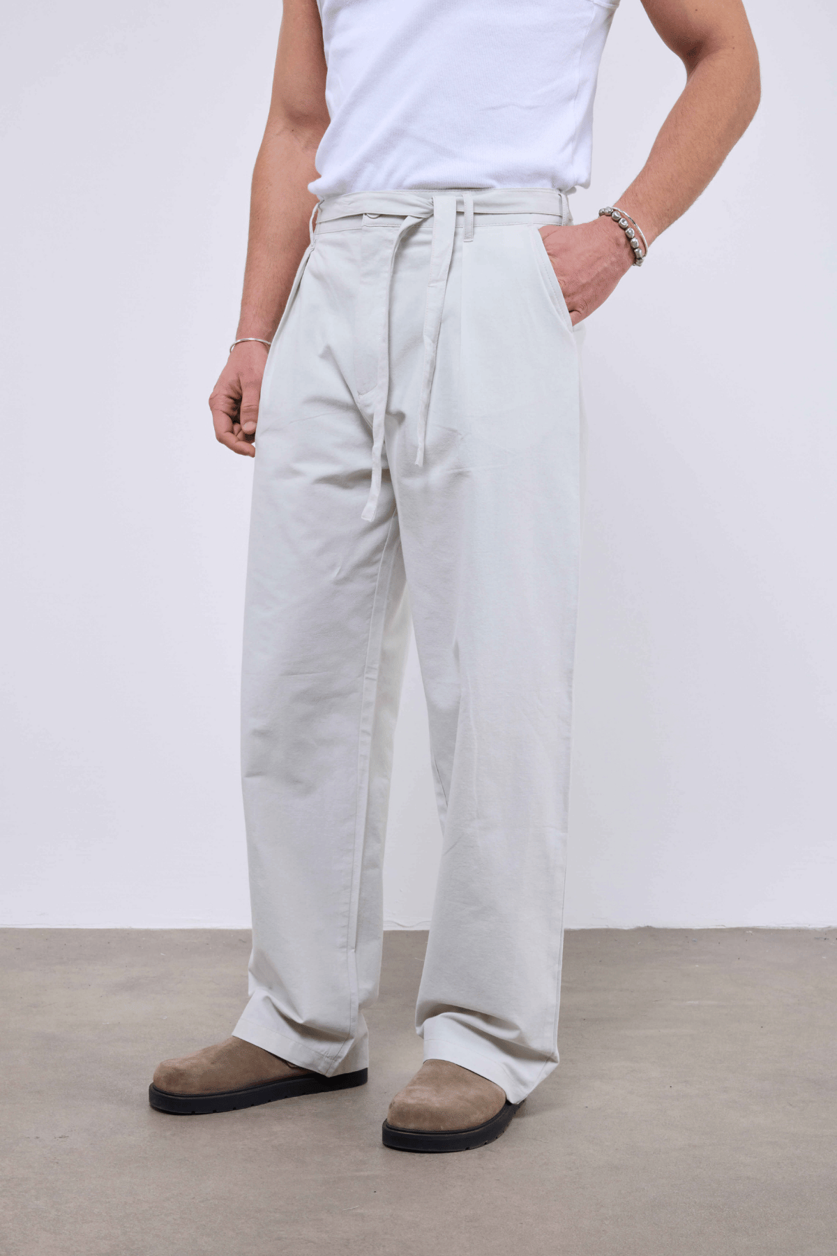 Yumuşak Dokulu Erkek Baggy Taş Pantolon 261063
