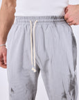 Spray Efektli Baggy Gri Erkek Pantolon 261165