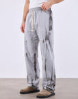 Spray Efektli Baggy Gri Erkek Pantolon 261165
