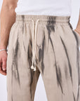 Spray Efektli Baggy Toprak Erkek Pantolon 261165