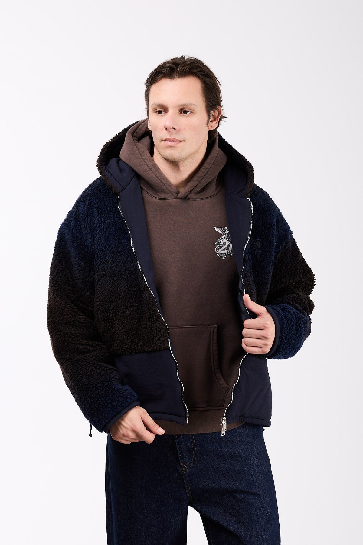 Fermuarlı Polar Kahve Mont  267010
