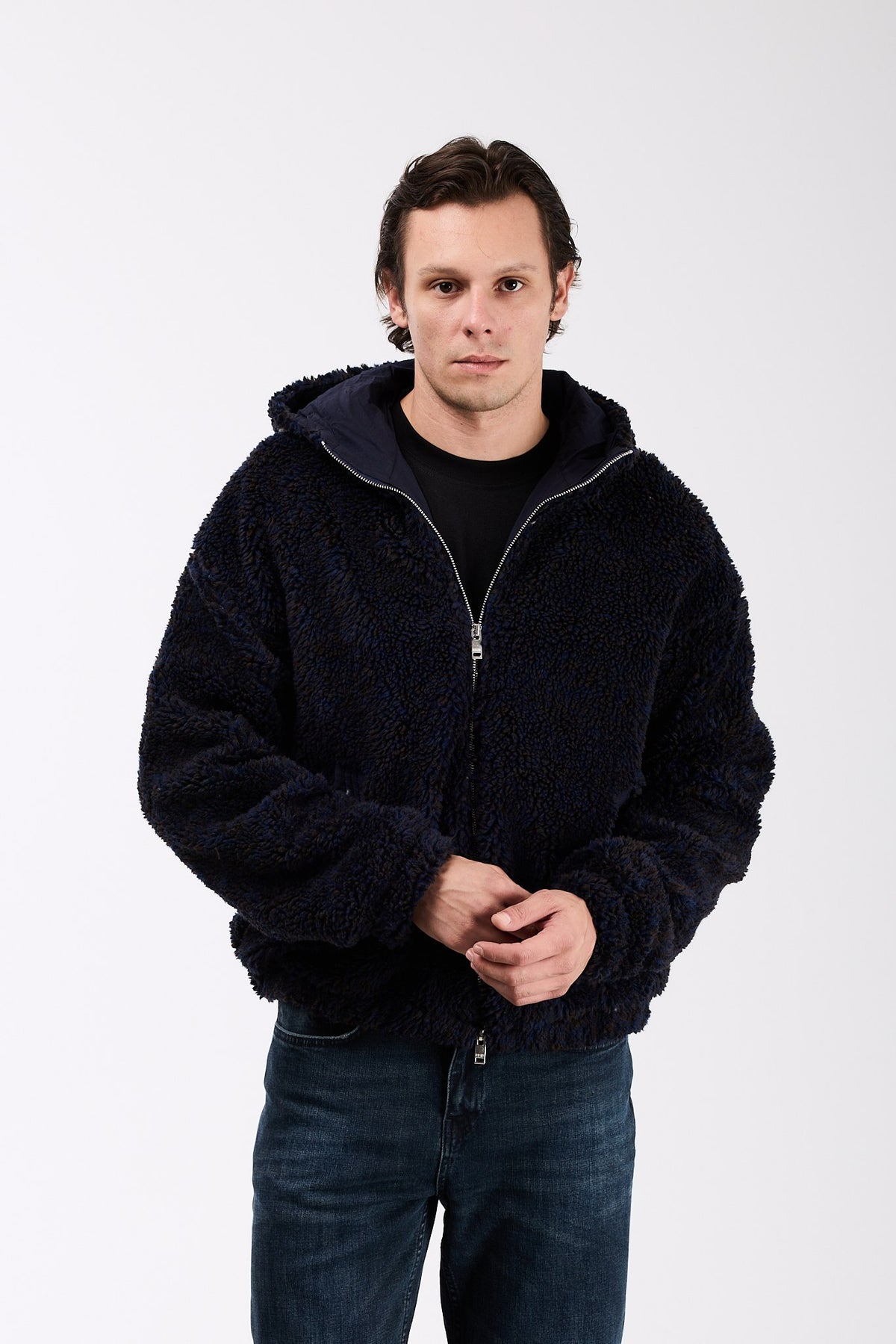 Fermuarlı Polar Lacivert Mont  267026