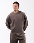 Ottoman Basıc Kahve Erkek Sweatshirt 267064