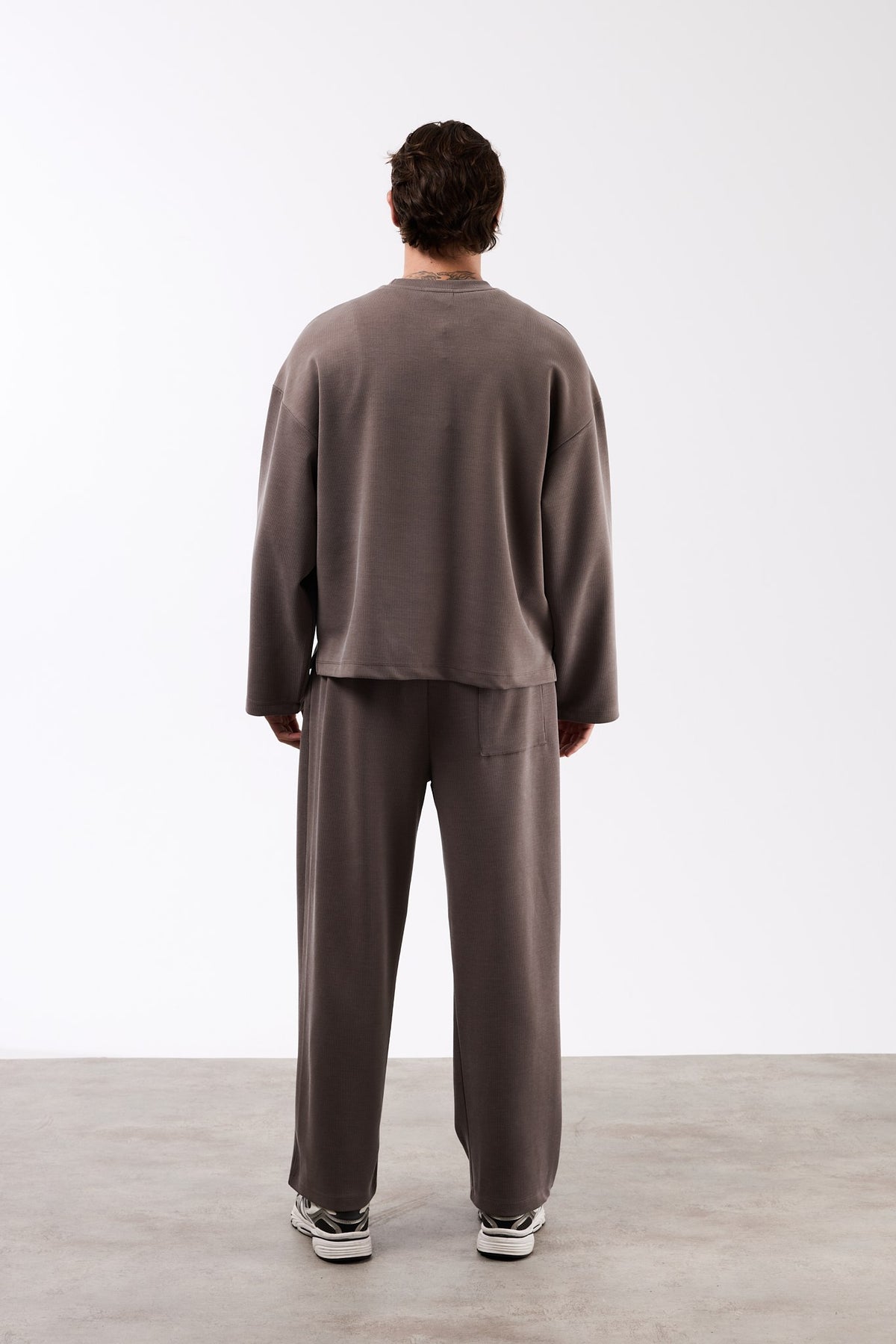 Ottoman Basıc Kahve Erkek Sweatshirt 267064