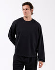 Ottoman Basıc Siyah Erkek Sweatshirt 267064