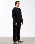Ottoman Basıc Siyah Erkek Sweatshirt 267064